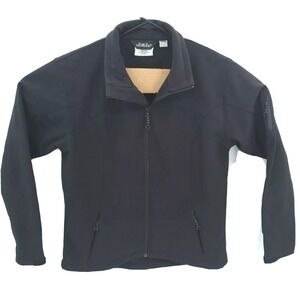 Black Diamond Jacket‎ Womens XL Black Softshell Fleece Lined Long Sleeve 187510